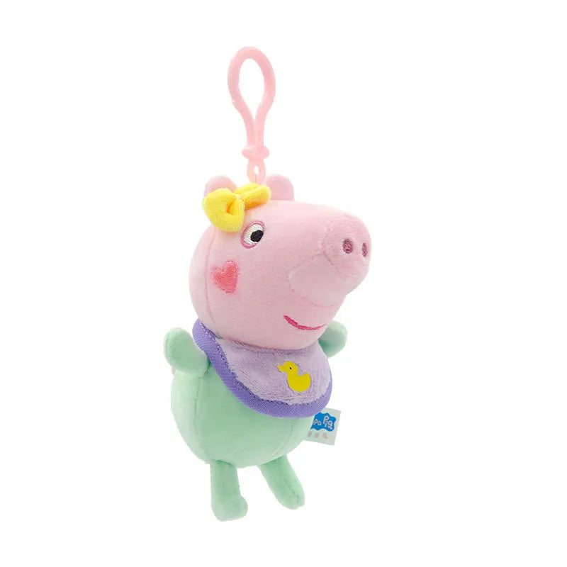 100% Genuine Peppa Pig 12-19cm Peppa George Evie Plush Toy Evy Cartoon Stuffed Animals Doll Children Birthday Christmas Gift