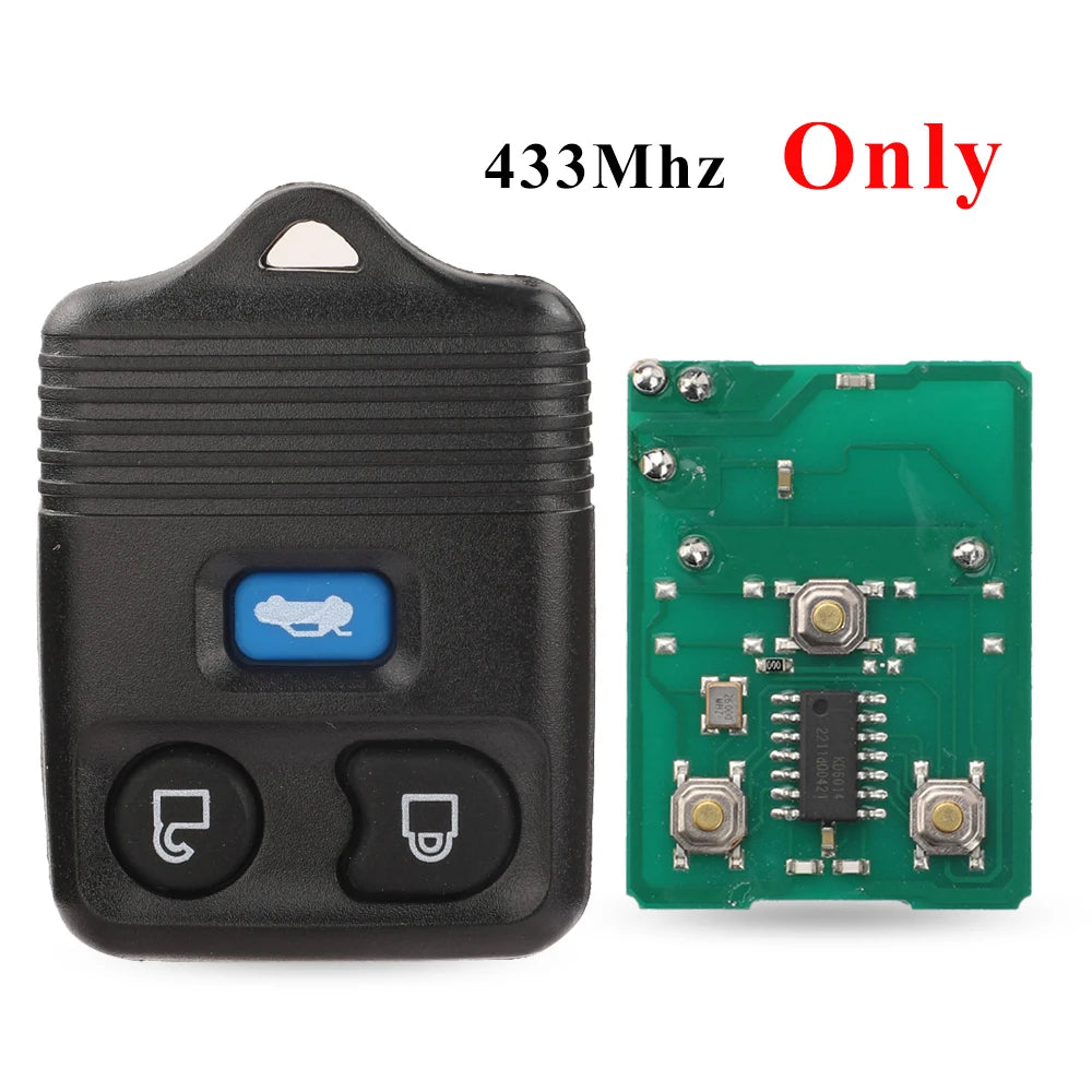 jingyuqin 25pcs 2/3/4BTN Car Key 315/433MHZ For Ford Escape Explorer Keyless Entry Remote Control Car Key Clicker Transmitter