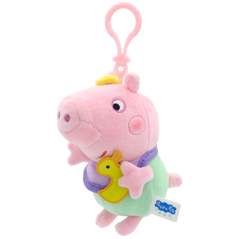 100% Genuine Peppa Pig 12-19cm Peppa George Evie Plush Toy Evy Cartoon Stuffed Animals Doll Children Birthday Christmas Gift