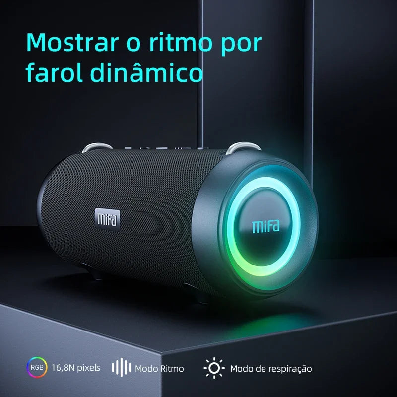 MIFA 60W Wireless Bluetooth Speaker, Class-D Power Amp, Super Bass, Rugged Portable Speaker for Camping, Party, Travel & Indoor