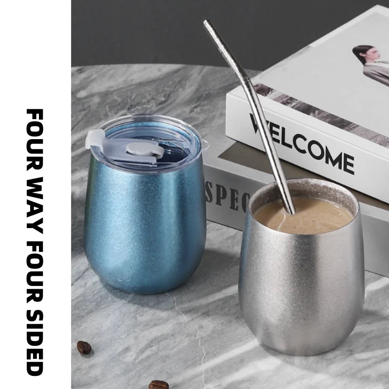 120ml/240ml Double-layer Titanium Cup Outdoor Insulated and Heat-resistant Cup Ultra Lightweight Portable Cup Camping Equipment