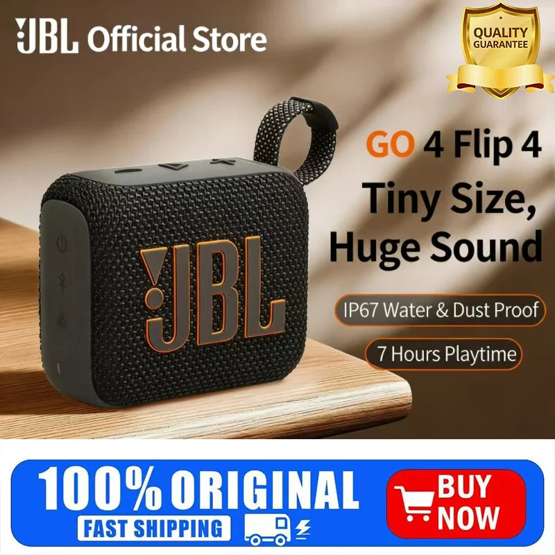 JBL GO 4 Music BRIC Wireless Bluetooth Audio Mini Waterproof Speaker Outdoor Subwoofer Portable Home