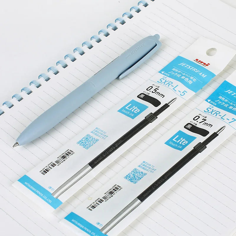 New Uni Jetstream Ballpoint Pens,Multi-Colors Lite Touch Ink Smooth Writing,Light as a Feather,Eco-Friendly 0.5/0.7mm Sign stylo
