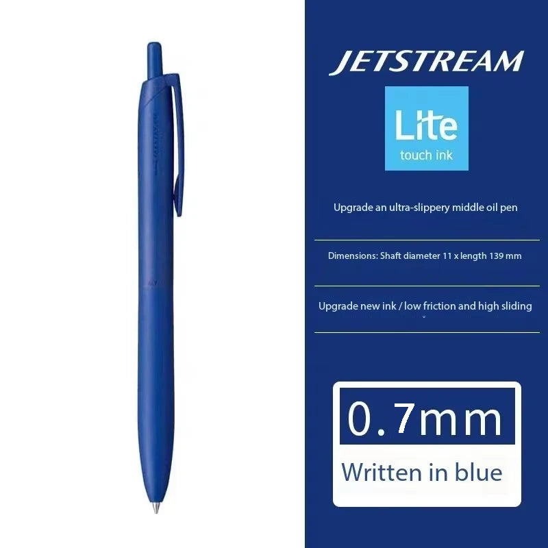 New Uni Jetstream Ballpoint Pens,Multi-Colors Lite Touch Ink Smooth Writing,Light as a Feather,Eco-Friendly 0.5/0.7mm Sign stylo