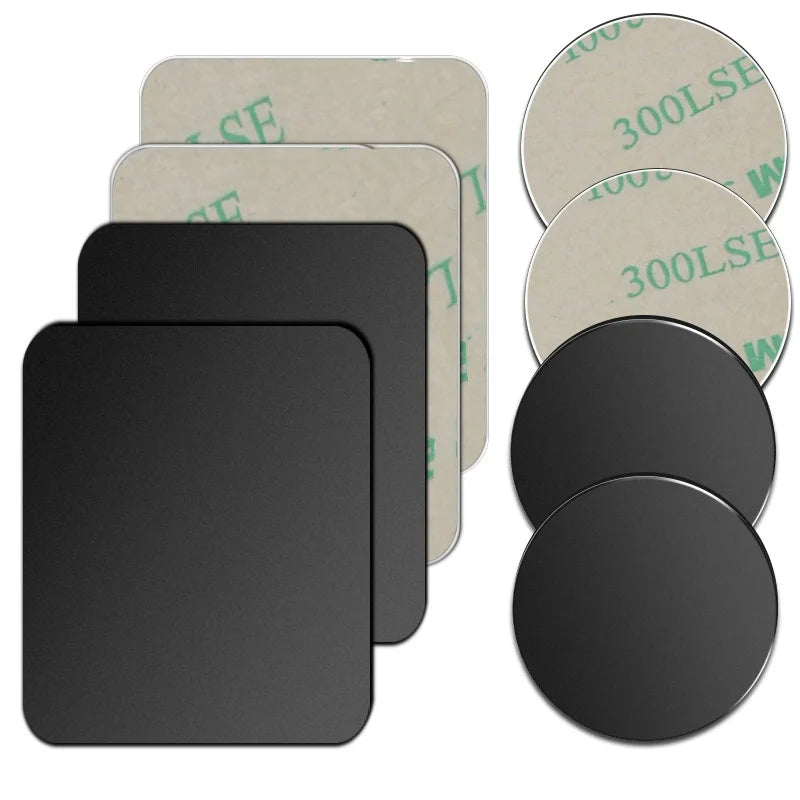 Metal Plate For Magnetic Car Phone Holder Universal Iron Sheet Disk Sticker Mount Mobile Phone Magnet Stand For IPhone