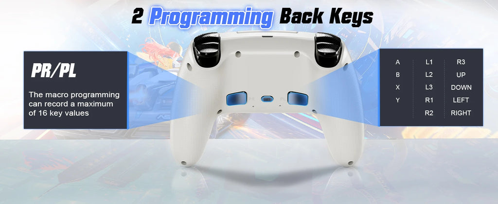 RGB Wireless Gamepad,For Playstation 5/PS5 Controller,With Turbo Dual Sense Vibrate Programming 3D Gaming Controller Console