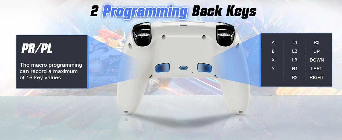RGB Wireless Gamepad,For Playstation 5/PS5 Controller,With Turbo Dual Sense Vibrate Programming 3D Gaming Controller Console