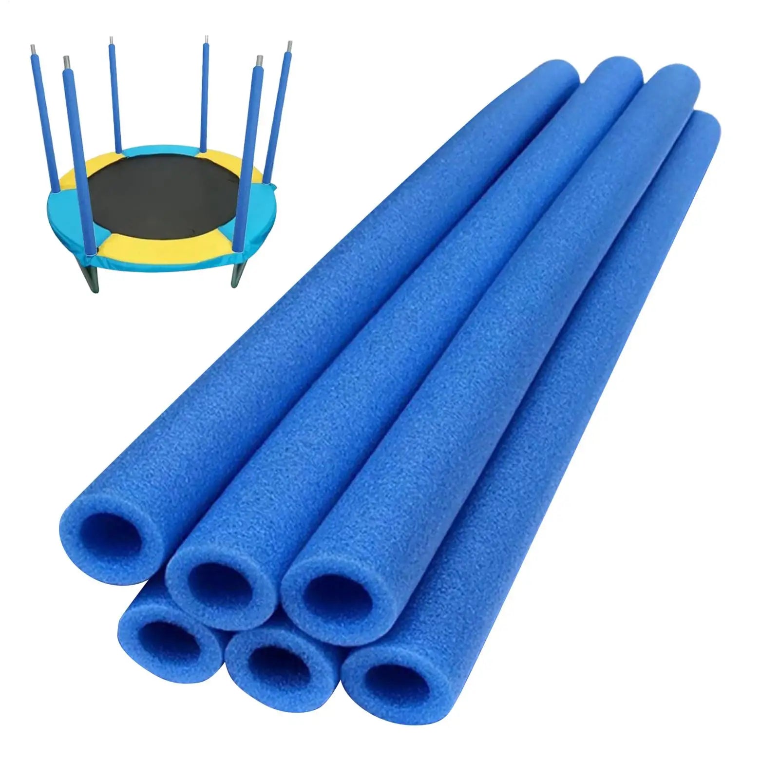6pcs Trampolines Enclosures Foams Sleeves Replacement Trampolines Protective Poles Cover Paddings for Safety Protections