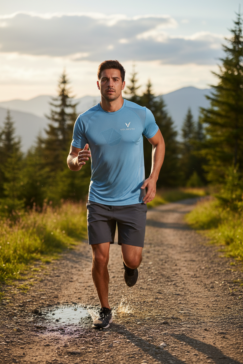T-Shirt Sport Performance en action